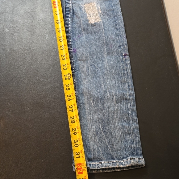 Miss Me Light Blue Skinny Jeans with Embellished Pockets - Picture 13 of 16